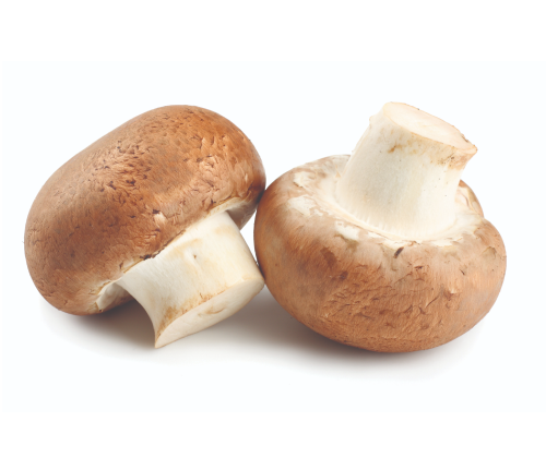 Brown mushrooms