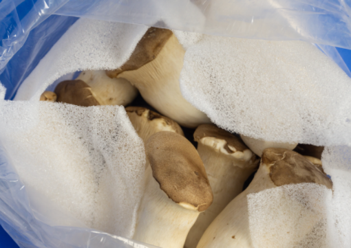 Freezing mushrooms
