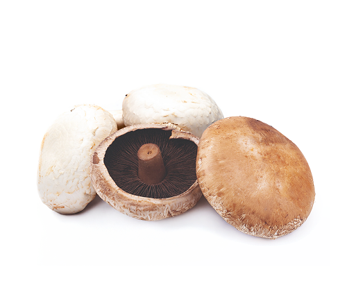 Mixed portobello mushrooms