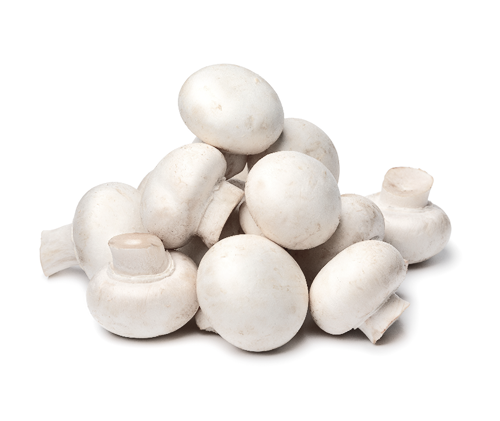 White baby mushrooms
